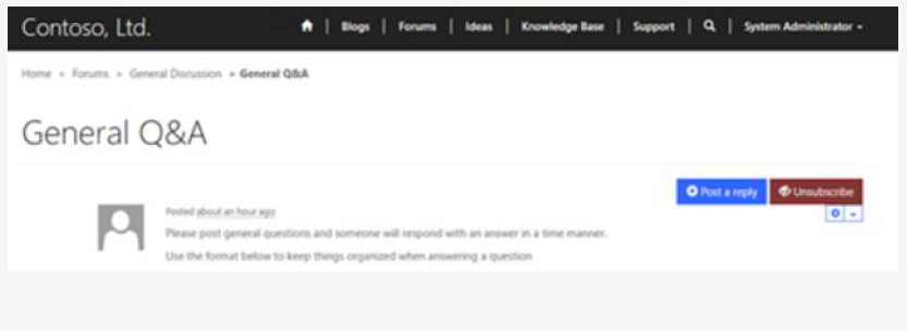 Unsubscribe from forum alert